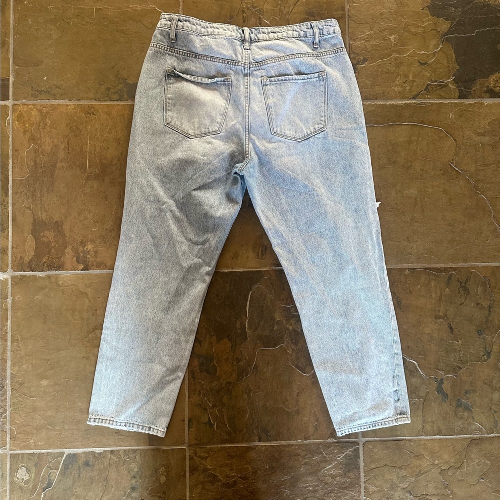 Vervet by Flying Monkey Super High Rise Crossover Waist Mom Jeans 32 - Picture 5 of 5